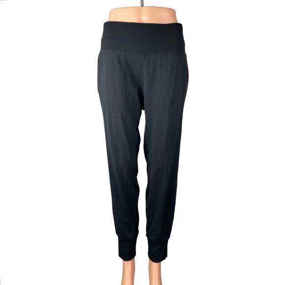 Athleta Pants - Athleta Women's Black High Rise Yoga Athletic Activewear Trousers Jogger Pants S